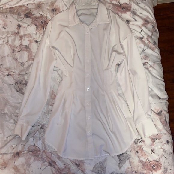 Button Up Shirt Dress - Picture 3 of 4